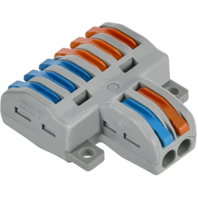 Клемма строительно-монтажная IEK СМК 222-4126 (уп.4шт) UKZ20-4126-004 Клемма строительно-монтажная IEK СМК 222-4126 (уп.4шт) UKZ20-4126-004