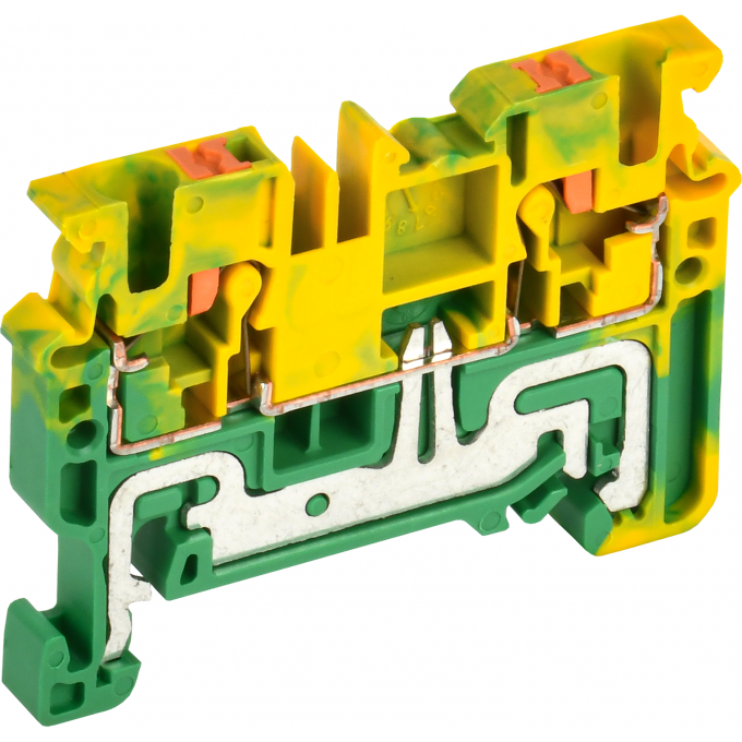 Колодка клеммная IEK CP-PEN земля 2,5мм2 желто-зеленая YCT21-00-K52-002