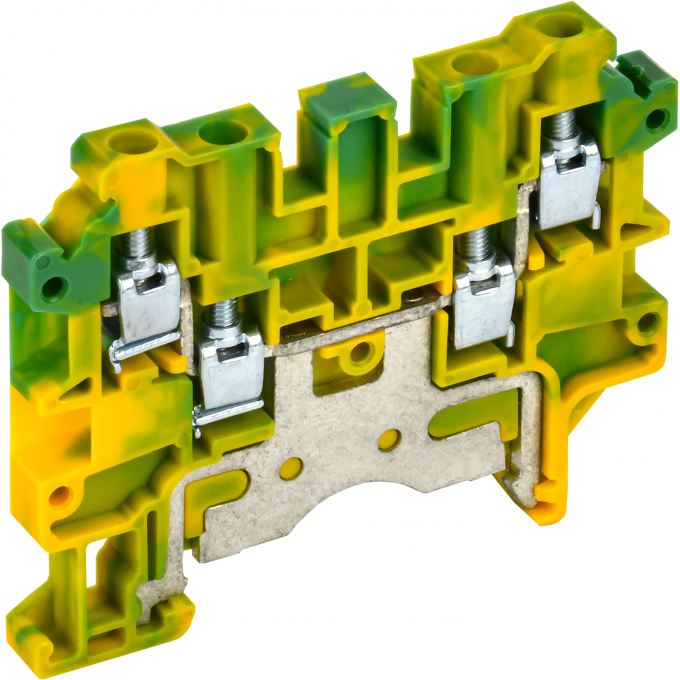 Колодка клеммная IEK CTS-MC-PEN земля 4 вывода 4мм2 YCT12-03-4-K52-004