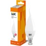 Лампа светодиодная IEK CB35 свеча на ветру 5Вт 230В 3000К E14 - LLE-CB35-5-230-30-E14