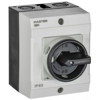 Переключатель кулачковый IEK MI-CS21-010-054 10А (сх. 54) в боксе закрытая рукоятка