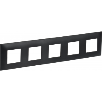 Рамка 5-местная IEK SKANDY SK-F05Bl черный