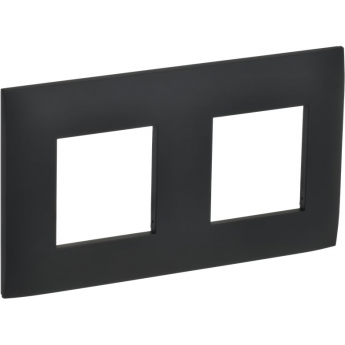 Рамка на 2 поста IEK SKANDY SK-F02G графит SK-M22-K53