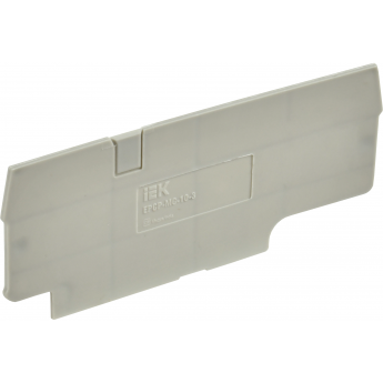 Заглушка IEK для CP-MC 3 вывода 10мм2 серая